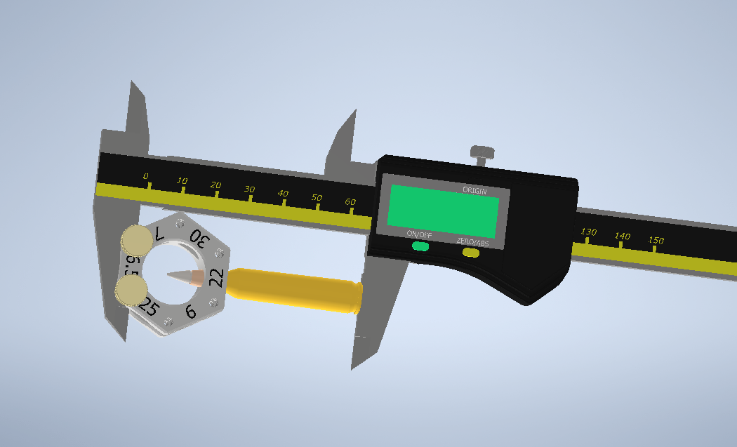 TSS Hexagonal Ogive Seating Depth Comparator Tool