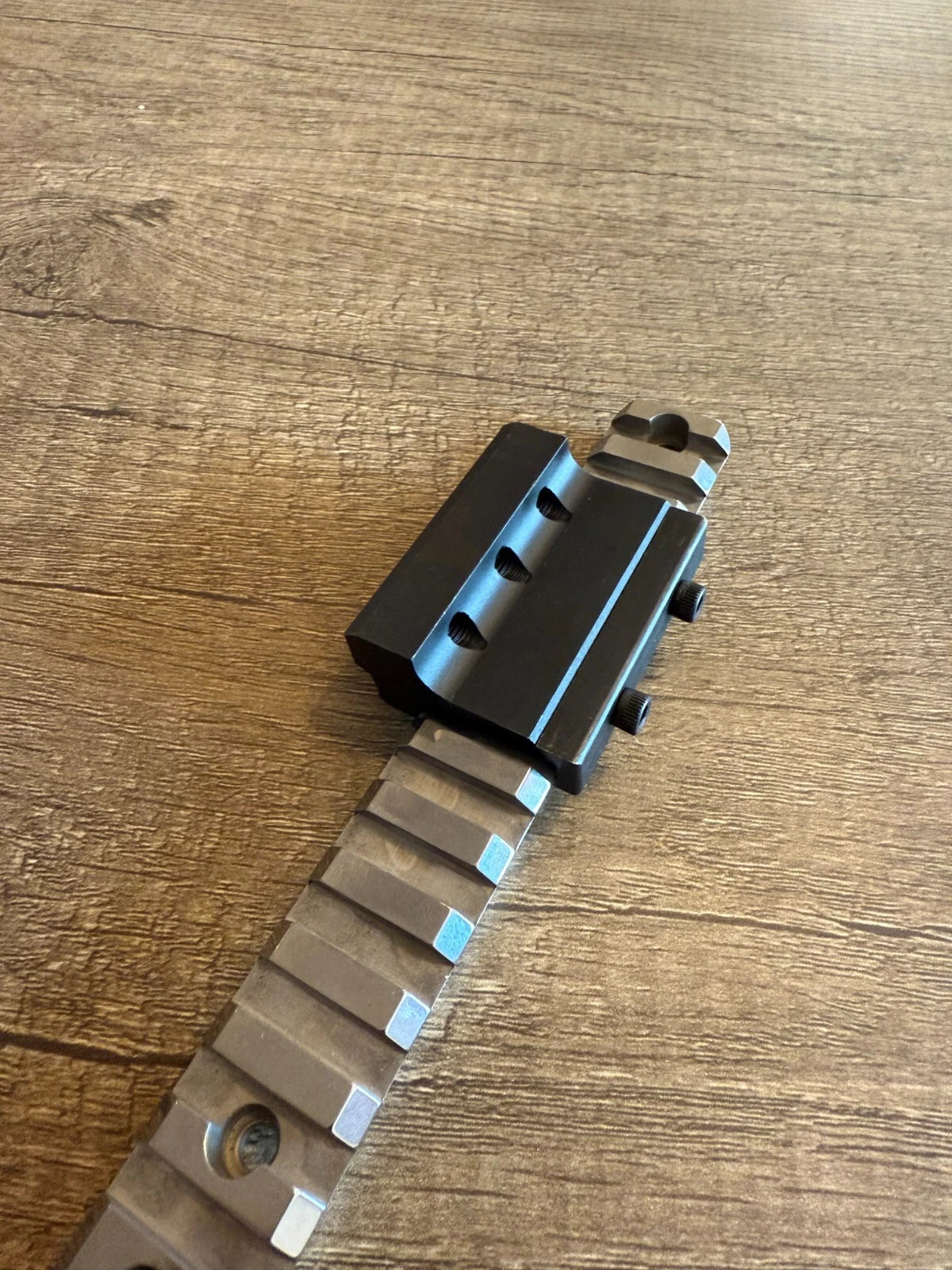 TSS Side Mount Rear Sight Base Palma- Picatinny to Warner, Redfield, Centra
