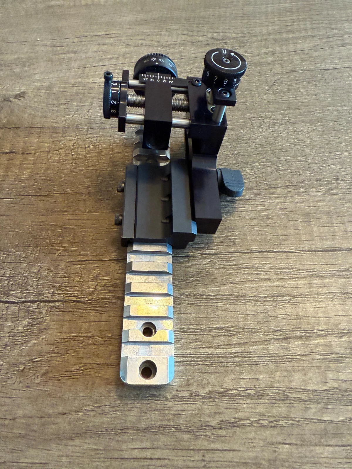 TSS Side Mount Rear Sight Base Palma- Picatinny to Warner, Redfield, Centra