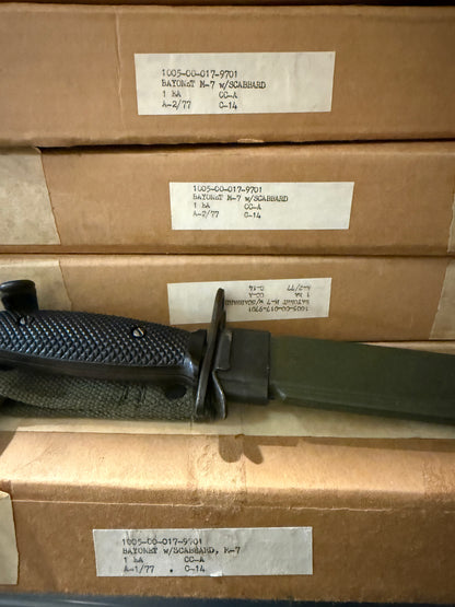 USGI M7 Bayonet "BOC" NOS New In Wrap