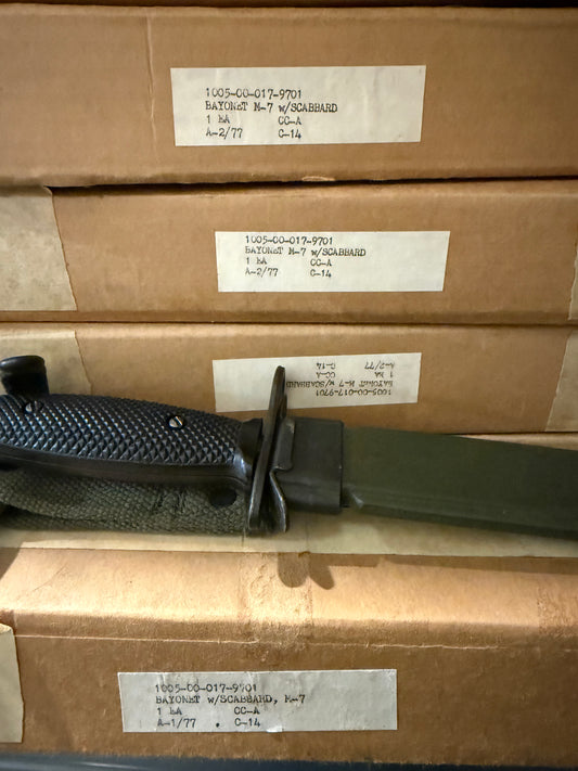 USGI M7 Bayonet "BOC" NOS New In Wrap