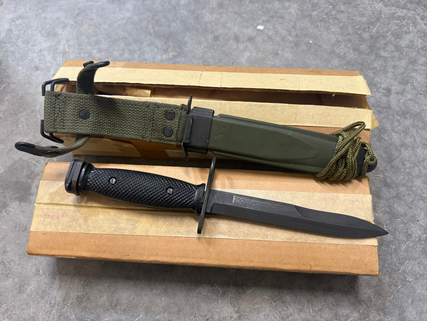USGI M7 Bayonet "BOC" NOS New In Wrap