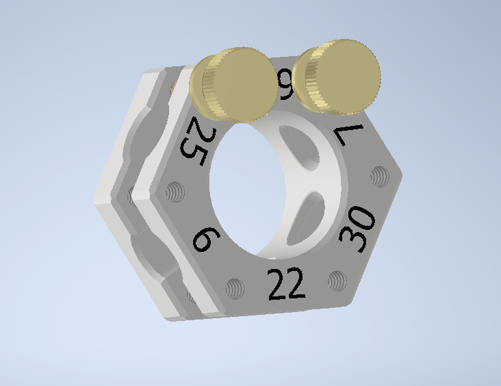 TSS Hexagonal Ogive Seating Depth Comparator Tool