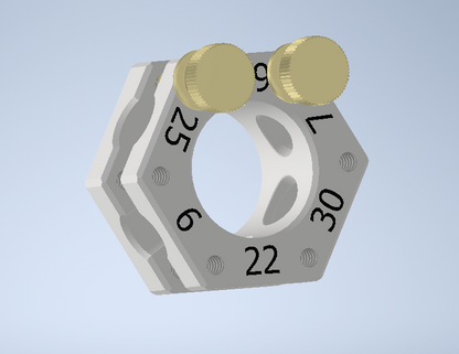 TSS Hexagonal Ogive Seating Depth Comparator Tool