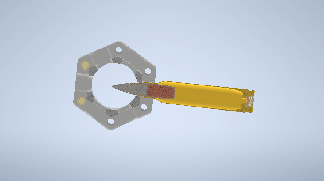 TSS Hexagonal Ogive Seating Depth Comparator Tool