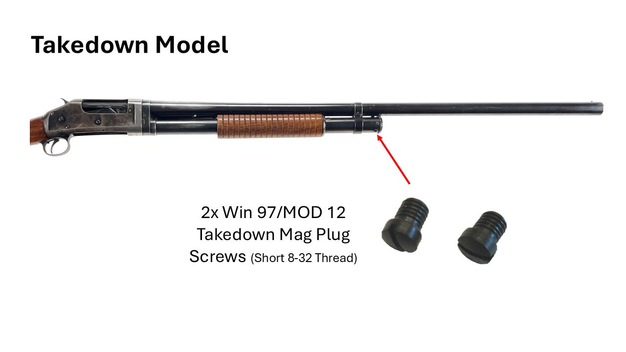 TSS Winchester 1897 / Model 12 - Trench Gun Mag Tube Plug For Heat Shield Use - Target Sports Solutions