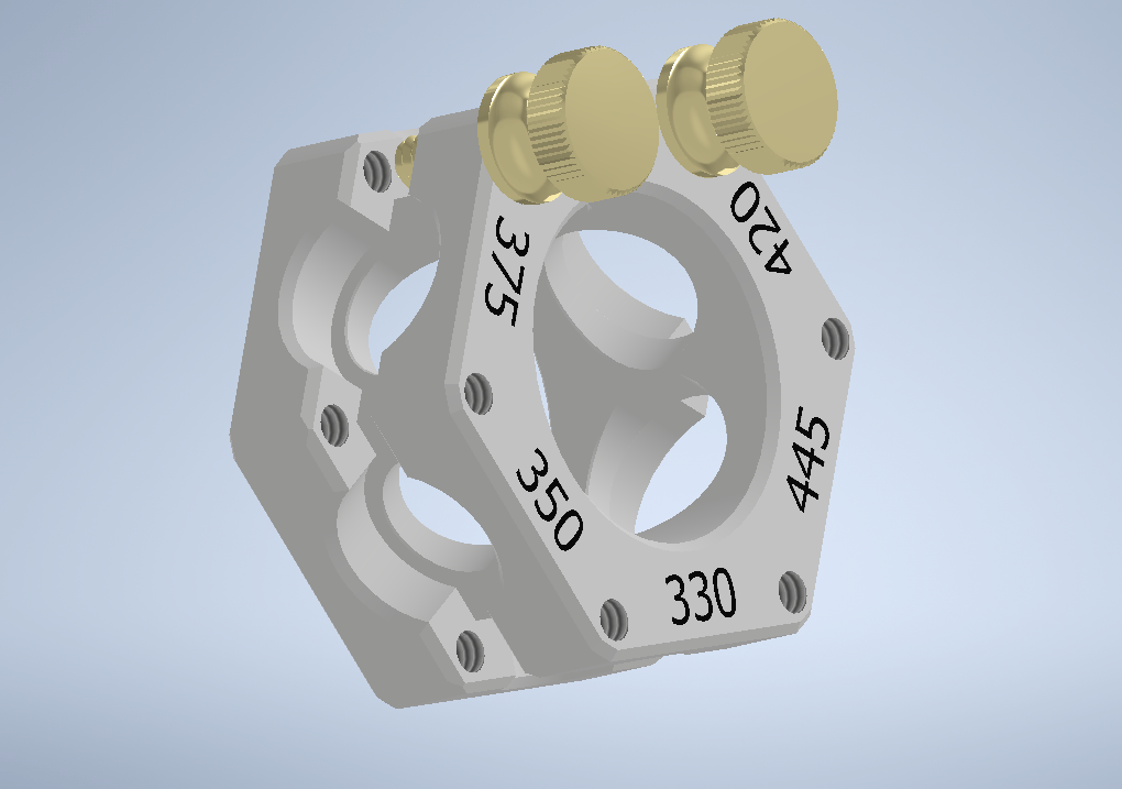 TSS Hexagonal Headspace Datum Shoulder Bump Comparator Tool