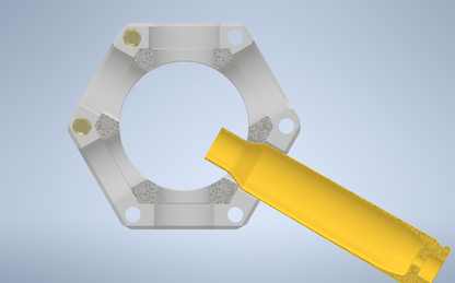 TSS Hexagonal Headspace Datum Shoulder Bump Comparator Tool