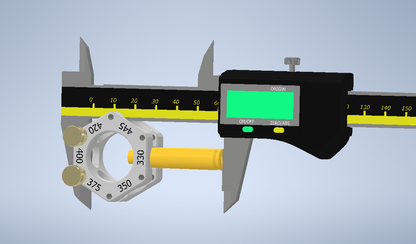 TSS Hexagonal Headspace Datum Shoulder Bump Comparator Tool