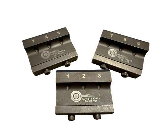 TSS Side Mount Rear Sight Base Palma- Picatinny to Warner, Redfield, Centra