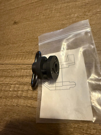 YHM AR15 Front Sight Tower Base QD Sling Swivel Mount